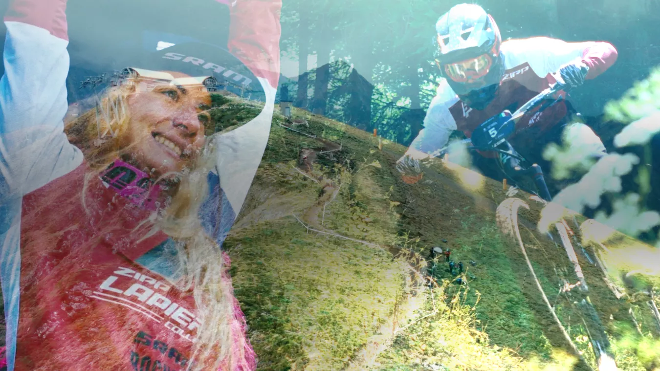 A man riding a Lapierre road bike up a hill